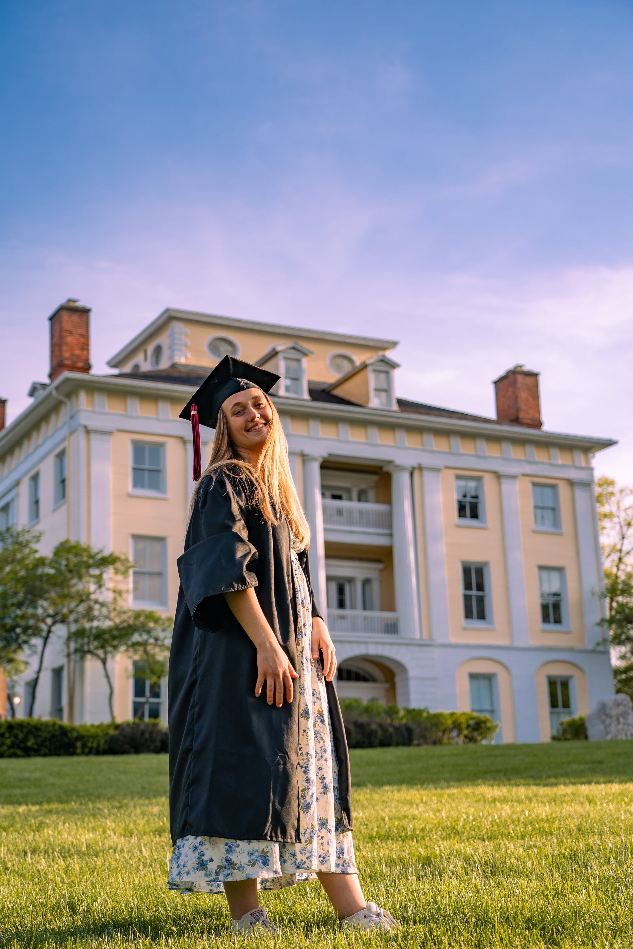 On location during the shoot